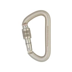 12mm Steel Offset D - Karabiner Screw-Lock
