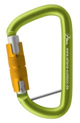 Accessory D Twistlock (12 kN) - Zubehörkarabiner grün | Twist-Lock
