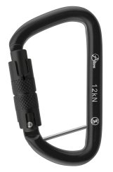 Accessory D Twistlock (12 kN) - Zubehörkarabiner schwarz | Twist-Lock