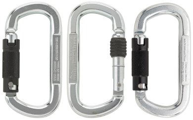 ASYMM OVAL - Stahlkarabiner 