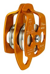 Big Double Pulley (30 kN) - Umlenkrolle gold