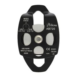 Big Double Pulley (30 kN) - Umlenkrolle schwarz