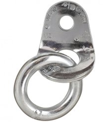 C-Umlenker (Fixe2 + Ring) - Bohrhakenlasche mit Umlenkeinrichtung aus Stahl 