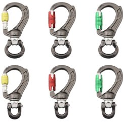 Director Swivel Boss - Alukarabiner mit Wirbel 
