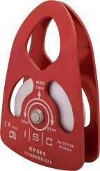 Extra Large Single Prussik Pulley RP069 - Umlenkrolle (UK) rot | Nabenlager