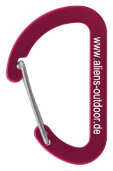 Flat D Micro 4 - Zubehörkarabiner rot