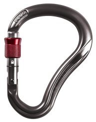 Harpy HMS Screw - Alukarabiner grau/rot