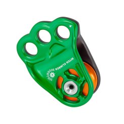 Hitch Climber Eccentric - Triple Attachment Pulley / Seilrolle grün