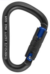 HMS Classic Twistlock (Linkshänder-Version) - Alukarabiner 