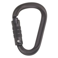 HMS RONDO 3-Wege-Autolock - Aluminiumkarabiner schwarz