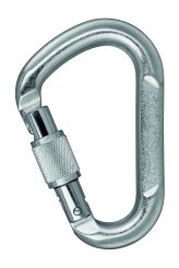 HMS Screw - Stahlkarabiner silber
