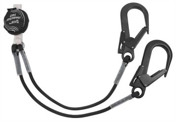 Reactor Rope 140 Y (2 x Firehook) - Falldämpfer mit Verbindungsmittel 85 cm | schwarz
