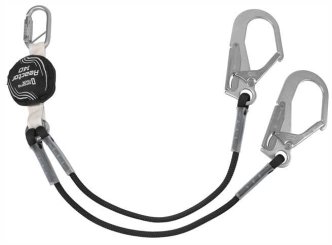 Reactor Rope 140 Y (2 x K343 / 1 x K4053ZPRP) - Falldämpfer mit Verbindungsmittel 85 cm | schwarz