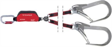 Retexo Gyro Rewind (2125 + 2x 098401 / 115-155 cm) - doppeltes Verbindungsmittel mit Falldämpfer 