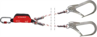 Retexo Rope Double (0981 + 2x 098401 / 135 cm) - doppeltes Verbindungsmittel mit Falldämpfer 
