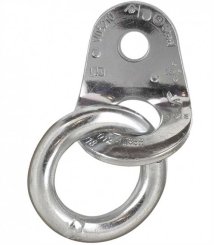 C-Umlenker (Fixe2 + Ring) - Bohrhakenlasche mit Umlenkeinrichtung aus Stahl 