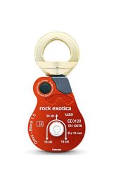 Omni Block 1.5" - Umlenkrolle mit integriertem Wirbel orange | single