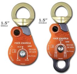 Omni Block 1.5" - Umlenkrolle mit integriertem Wirbel 