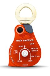 Omni Block 2.0" - Umlenkrolle mit integriertem Wirbel orange | single
