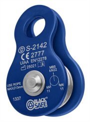 Mini Pulley - Seilrolle / Umlenkrolle blau