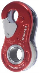 Turbolock - Umlenkrolle mit Rücklaufsperre rot