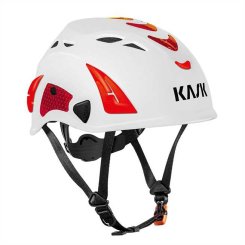 Superplasma AQ Hi-Viz - Schutzhelm weiß/rot
