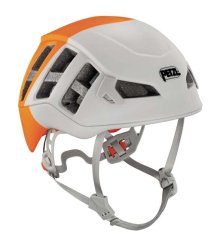 Meteor - Kletterhelm weiß/orange | Größe M/L