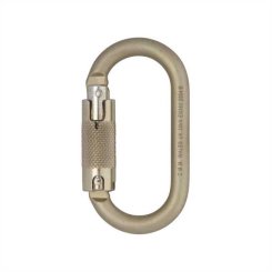 10mm Steel Oval - Karabiner Tri-Lock