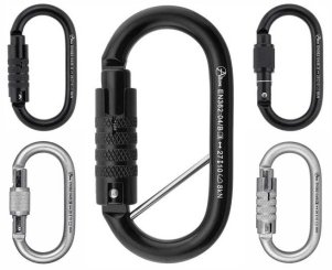 Total Oval - Stahlkarabiner 