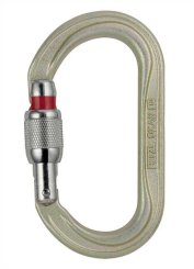 Oxan - Stahlkarabiner Screw-Lock | grau