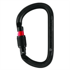 Vulcan - Stahlkarabiner Screw-Lock | schwarz