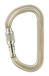 Vulcan - Stahlkarabiner Screw-Lock | gold