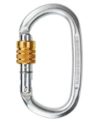 Steel Oval - Karabiner Screw-Lock