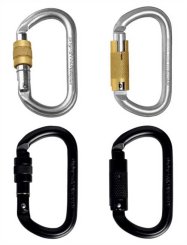 Stahl Oval - Karabiner 