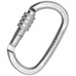 Ovalone Inox - Edelstahlkarabiner Screw-Lock