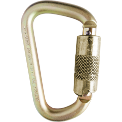 STEEL D TRI - Stahlkarabiner 