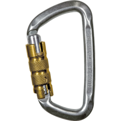 D-Shape Steel TG - Stahlkarabiner 