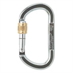 ASYMM OVAL XL - Stahlkarabiner Screw-Lock