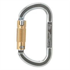 ASYMM OVAL XL - Stahlkarabiner Twist-Lock