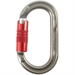 Ultra O - Alukarabiner Twist-Lock | silver