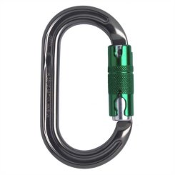 Ultra O - Alukarabiner Tri-Lock | silver