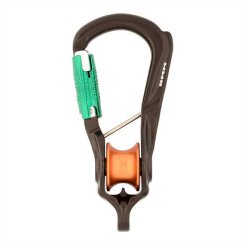 Revolver Rig - Alukarabiner mit integrierter Seilrolle Locksafe