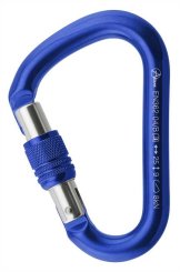 HMS Classic Screw - Alukarabiner blau