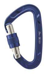 D Screw Classic - Alukarabiner blau