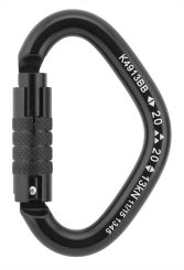 Triangel - Alukarabiner Tri-Lock | schwarz