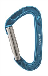 D Straight Classic - Alukarabiner blau