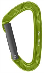 D Straight Classic - Alukarabiner grün