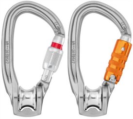 Rollclip Z - Alukarabiner mit Seilrolle 
