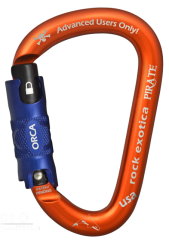 Pirate - Alukarabiner orange | Orca