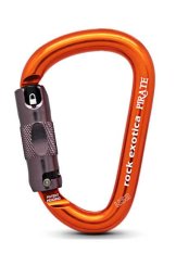 Pirate - Alukarabiner orange | Automatik-Lock